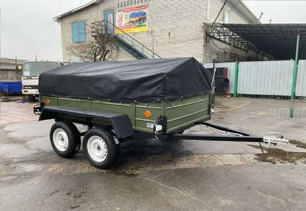 Прицеп Двухосный Лучший помощник ЗСУ Зимний тент в подарок!