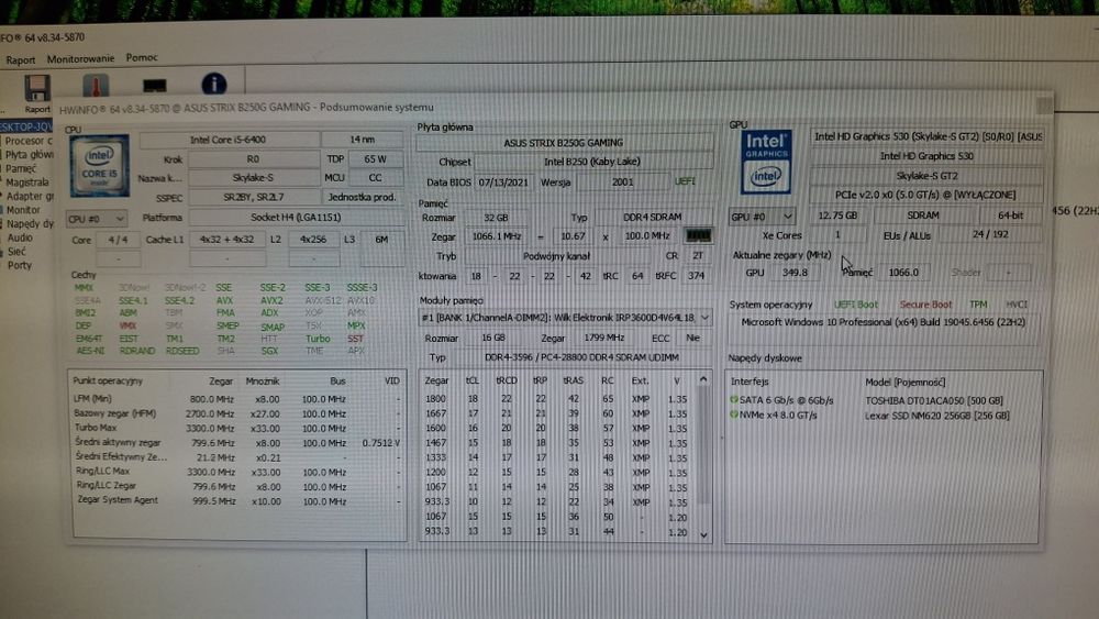 Komputer i5 32GB ddr