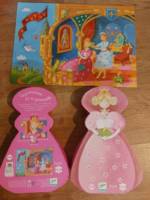 Jogos Puzzle e Memória da Janod e peluche do Panda