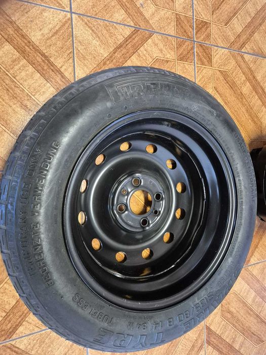 Fiat 500 Kit roda suplente e pneu de reserva completo