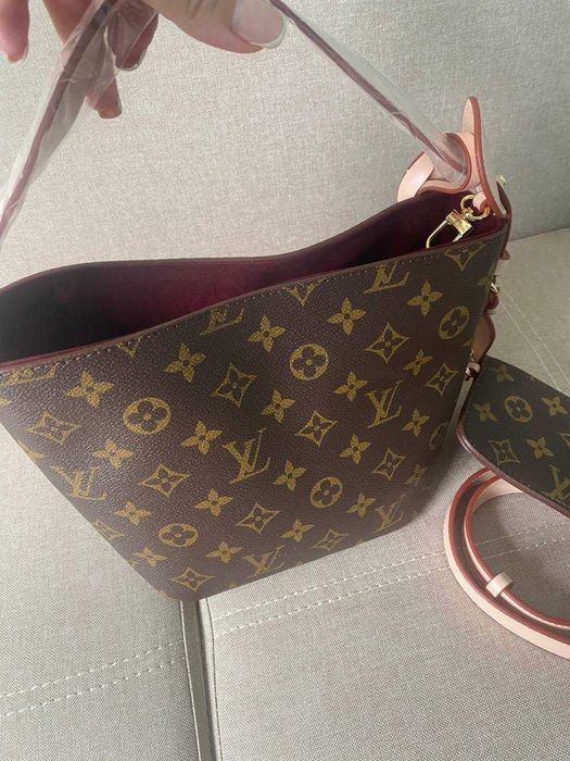 сумка в стилі Louis Vuitton Petit Bucket Monogram канва