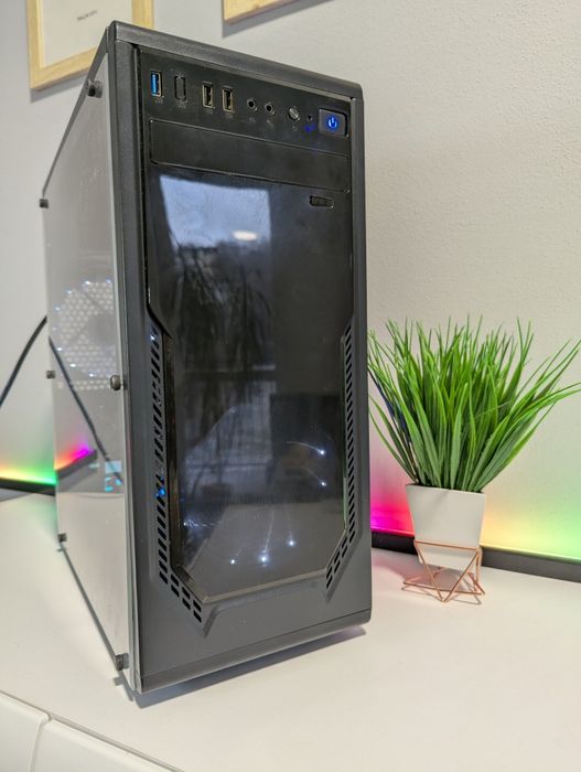 (Zestaw) Komputer do Gier RGB + Monitor 75Hz/i5-3,3GHz/GTX970/16GB RAM
