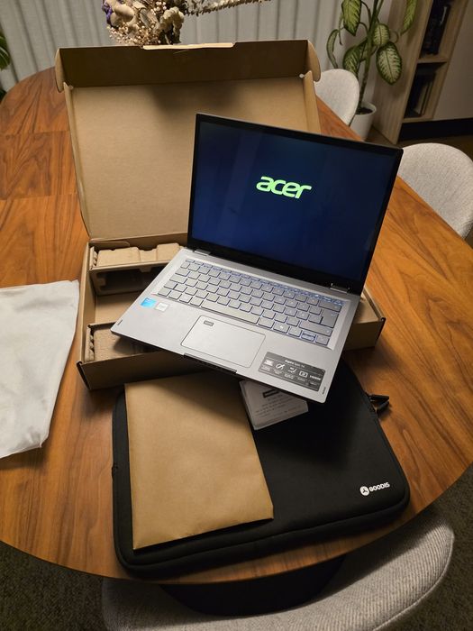 Acer Aspire Spin 14" Touchscreen + Pen 16GB 512GB, Acer Swift SnapDragon 1TB. Troca/retoma. Fatura, garantia, caixa, bolsa