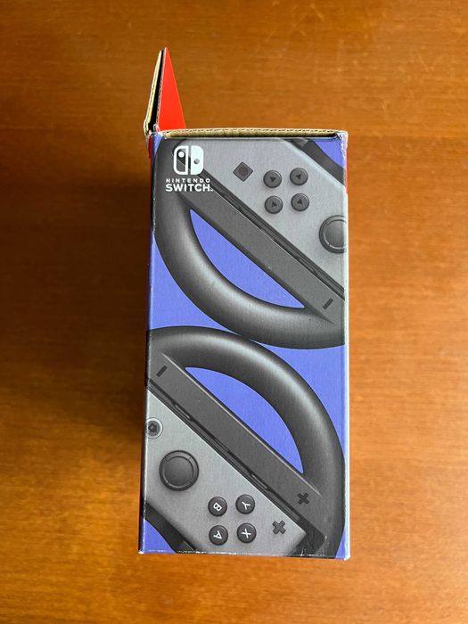 Caixa Original Vazia de Nintendo Switch Pack 2 Volantes para Joy-Con