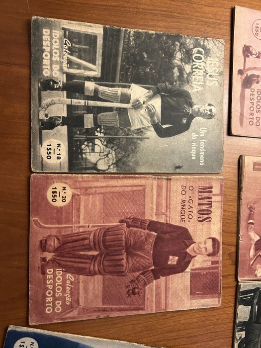 Ídolos do Desporto Hóquei em Patins anos 50 raras