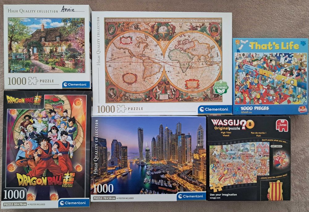 Puzzles 1000/1500 peças em bom estado
