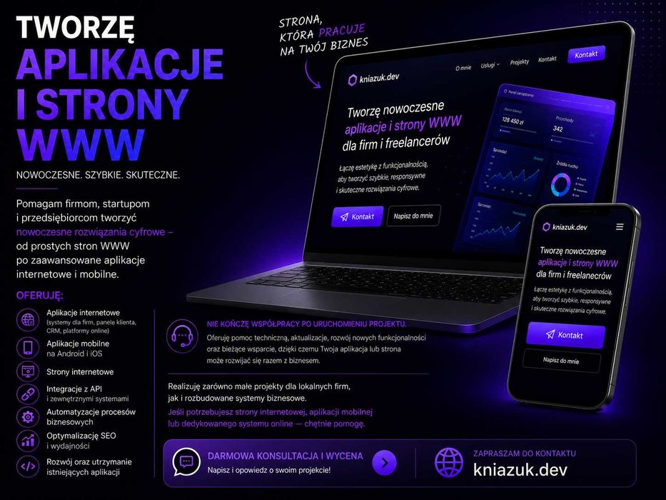 Tworzenie Aplikacji Internetowych, Mobilnych i Stron WWW