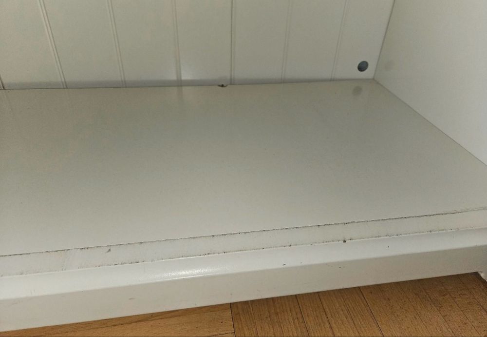 Szafa, witryna komoda IKEA LIATORP biała klasyczna dwudrzwiowa solidna