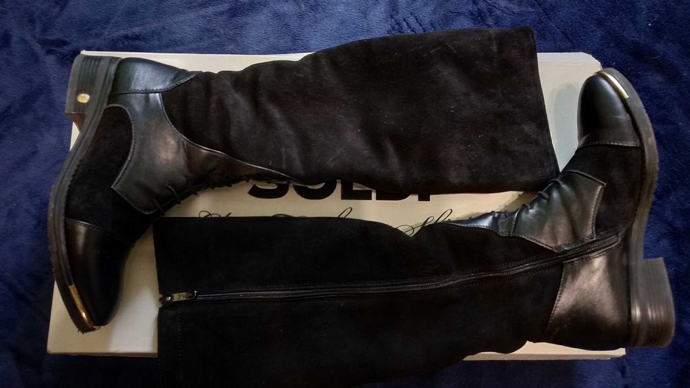 Высокие теплые сапоги Soldi 36 размер