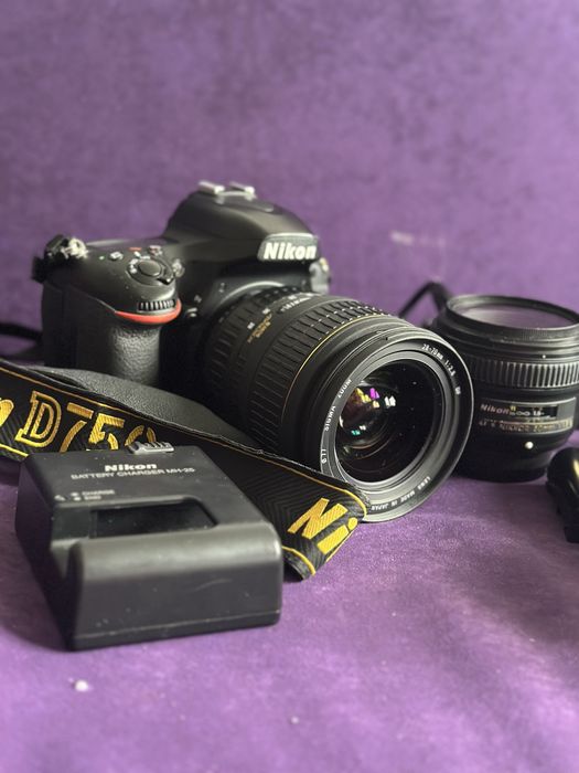 Nikon d750 Wi-fi, обєктив, рюкзак в подарунок