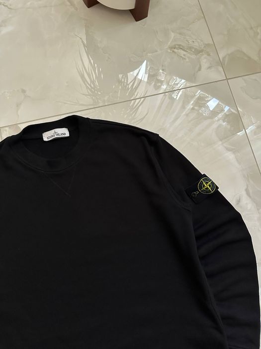 Оригінальний світшот кофта Stone Island Black Sweatshirt