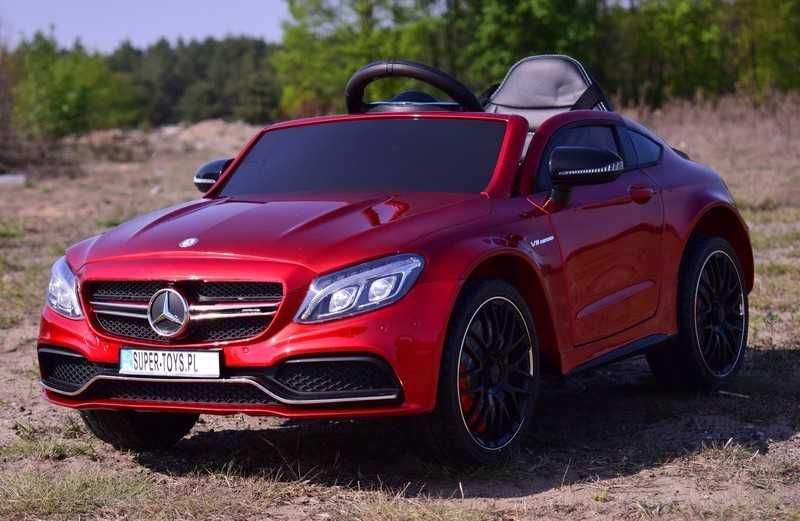 BAWIBUS.PL Auto samochód na akumulator MERCEDES C63 Cabrio dla dzieci