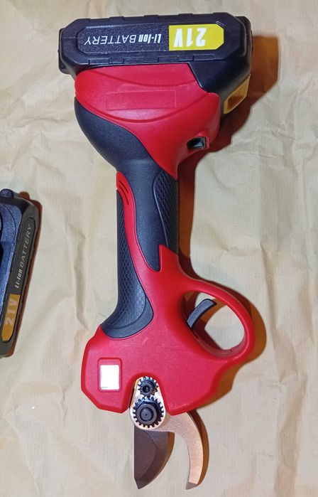 Conjunto serra eletrica e tesoura a bateria com extensão