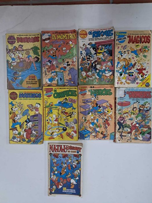 Banda Desenha Disney anos 70 Abril e Morumbi