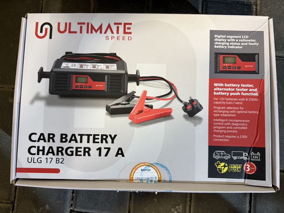 Зарядний пристрій пускове зарядне для авто Ultimate speed 17a Germany