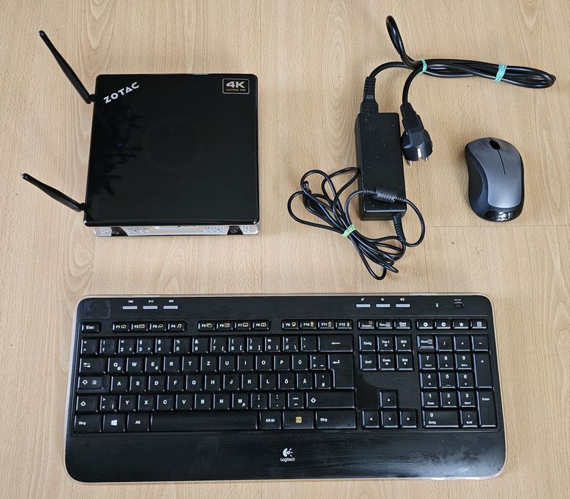 ZOTAC MiniPC ZBOX-ID91 4K UHD i3 4130T 8GbRAM 120GbSSD Bluetooth Win10