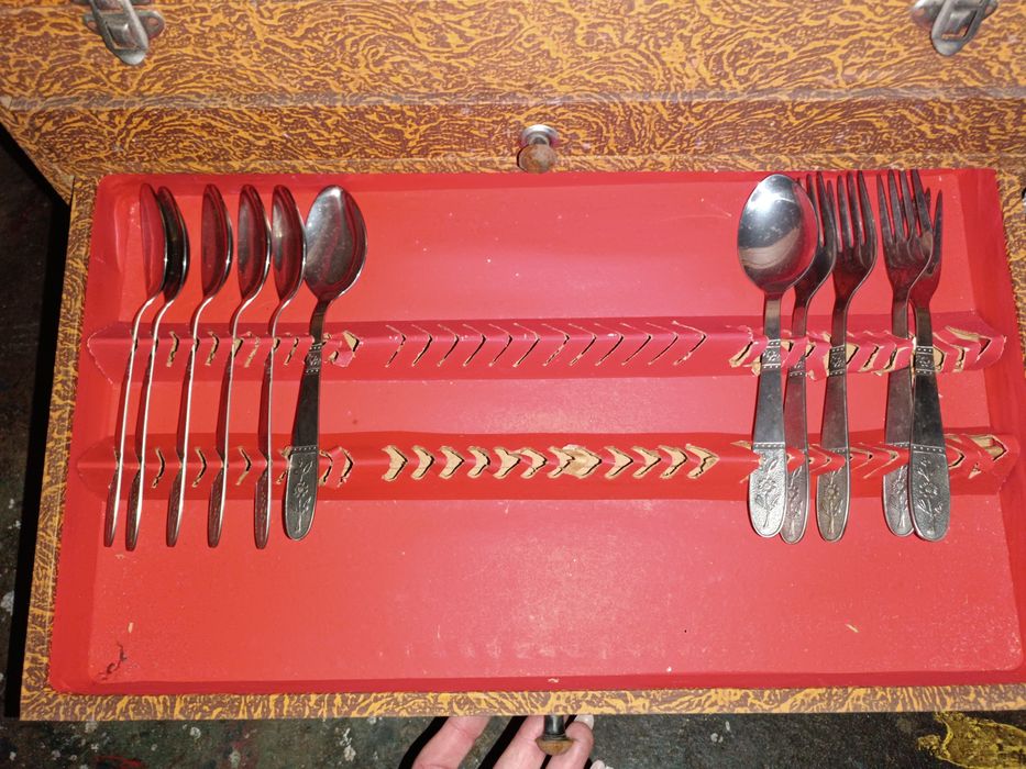 Faqueiro inox prateado