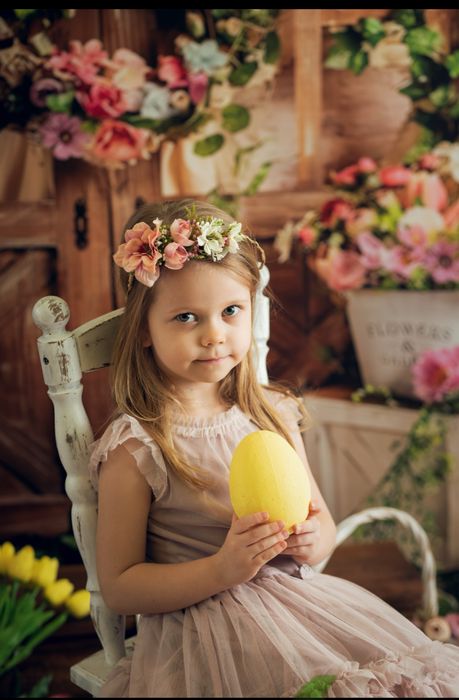 Tło fotograficzne  materiałowe wiosenne