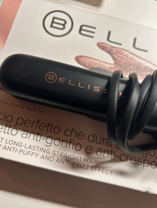 Prancha de cabelo a vapor