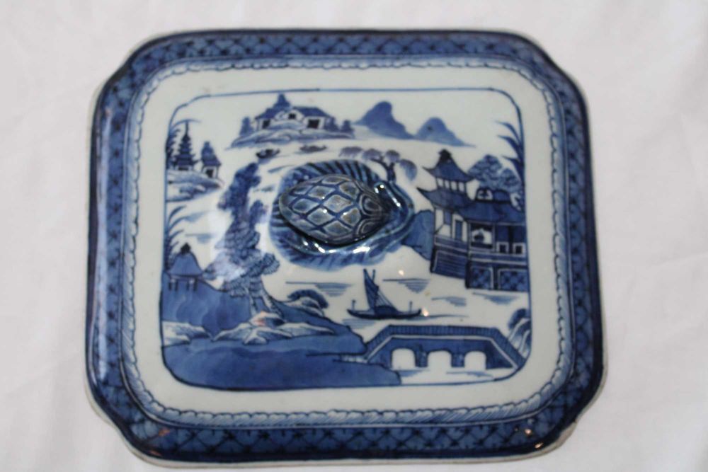 Tampa terrina Companhia das Índias sec.XVlll