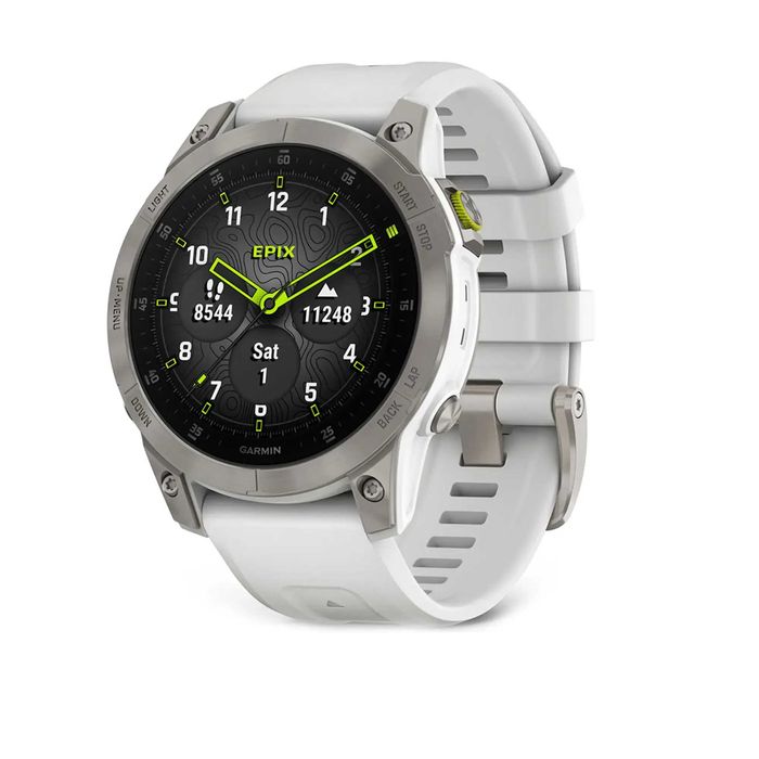 Смарт-годинник Garmin Epix (Gen 2) Sapphire - White Titanium 47mm