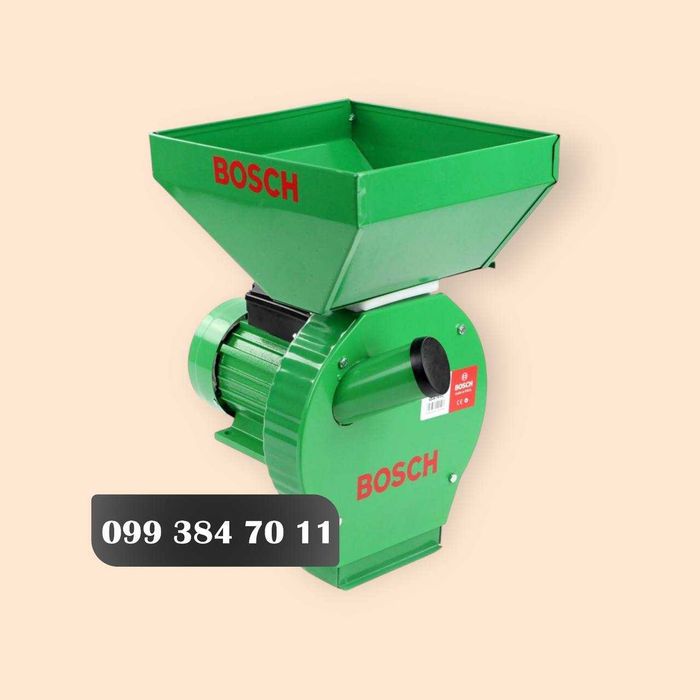 Зернодробилка Bosch BFS 4200 4.2кВт Бош для зерна і качанів кукурудзи