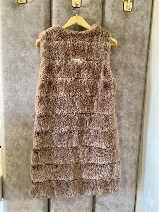Monnari 38 kamizelka futro pantera brązowa