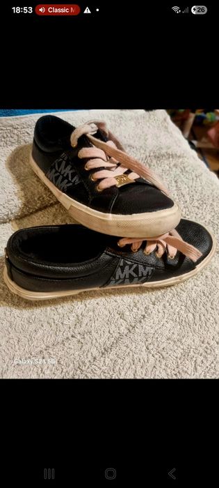 Michael Kors trampki czarne dla dziewczynki 32