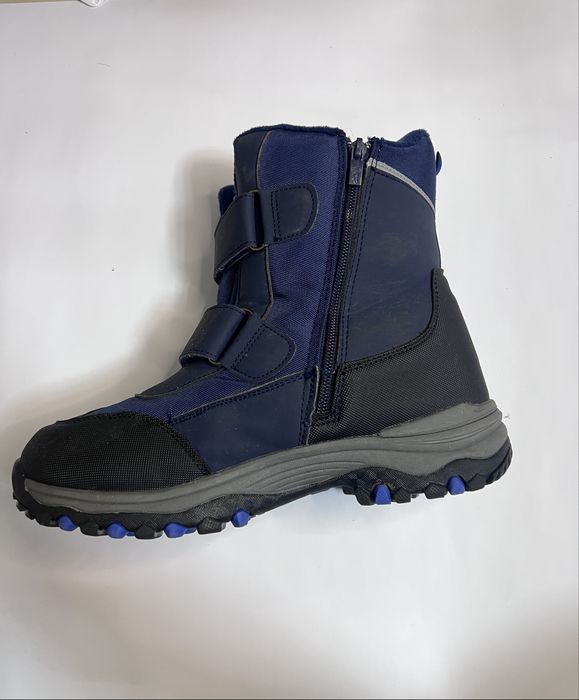 Підліткові зимові дутики термо черевики на липучках