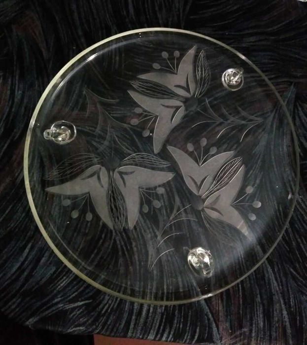 Блюдо для торта вінтаж, радянського періоду.