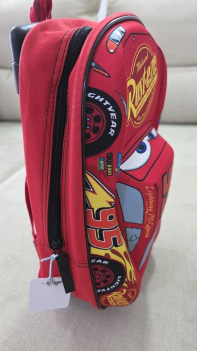 Mochila escolar faisca mcqueen carros