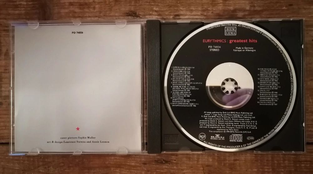 CD Eurythmics - Greatest hits