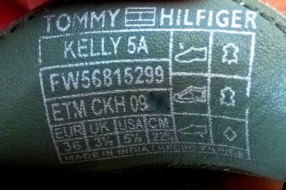 TOMMY HILFIGER  mokasyny skórzane oliwkowa zieleń 50 zł