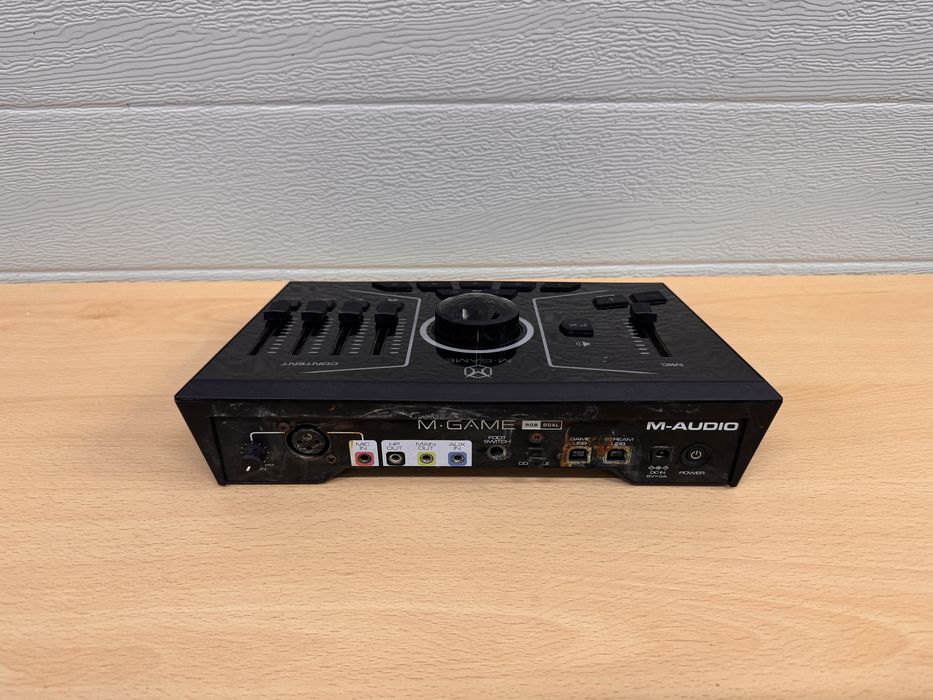 M audio mixer mgame rgb uszkodzona bez zasilacz sama karta nowa 600pln