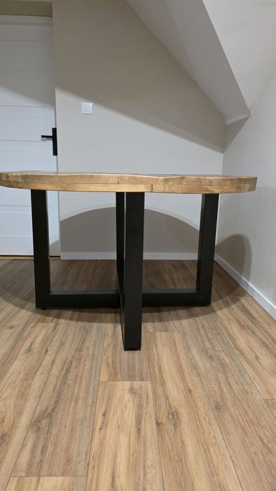 Stól okrągły drewniany mango 130cm