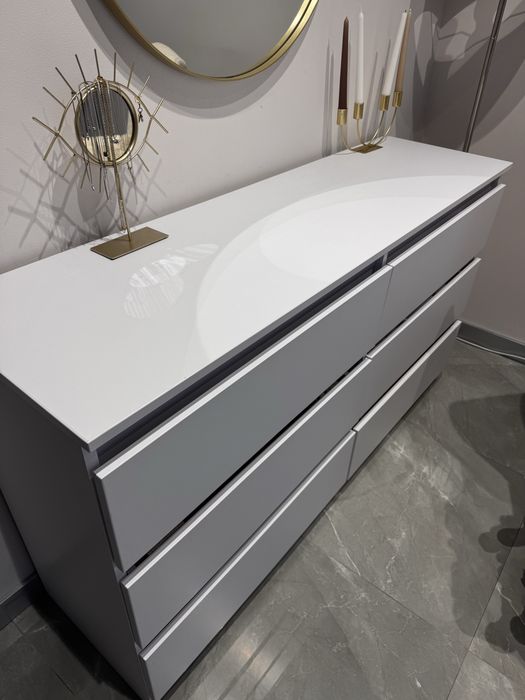 Комод великий білий 1400х400×800 мм