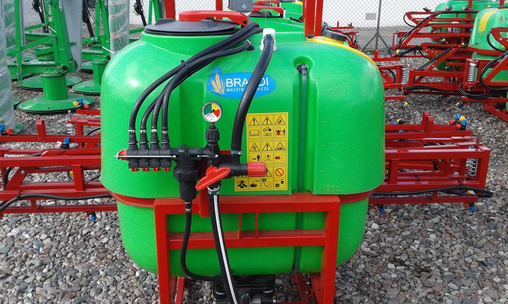 Opryskiwacz 400 600 belka 12m pojedyncza / RSM BRANDI Atest 5 lat NOWY