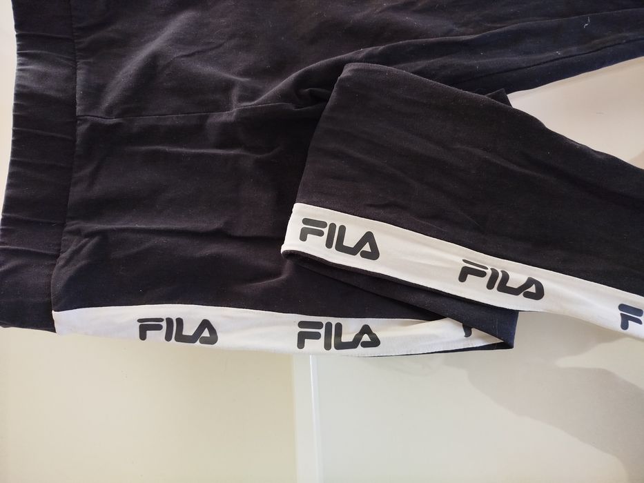 Legginsy Fila S z lampasami