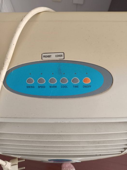 Ventilador portátil de ar quente e frio