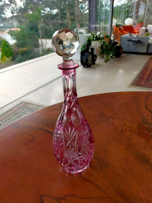 Garrafa de cristal do Sec. XIX