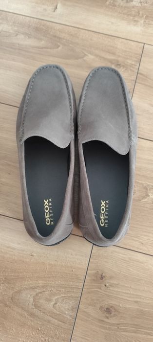 Mokasyny męskie Geox U Ascanio U450WB00022 C1018 Szary