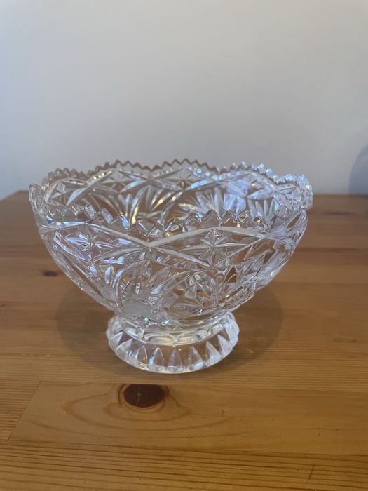 Kryształowa misa vintage