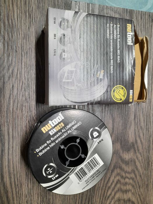 Fio solda fluxa de alumínio 0,8mm 450gr