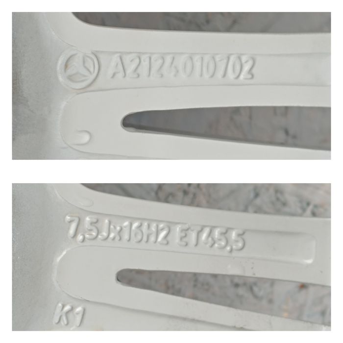 Felgi Aluminiowe Mercedes  7.5Jx16 ET45.5 5x112 A212 W212