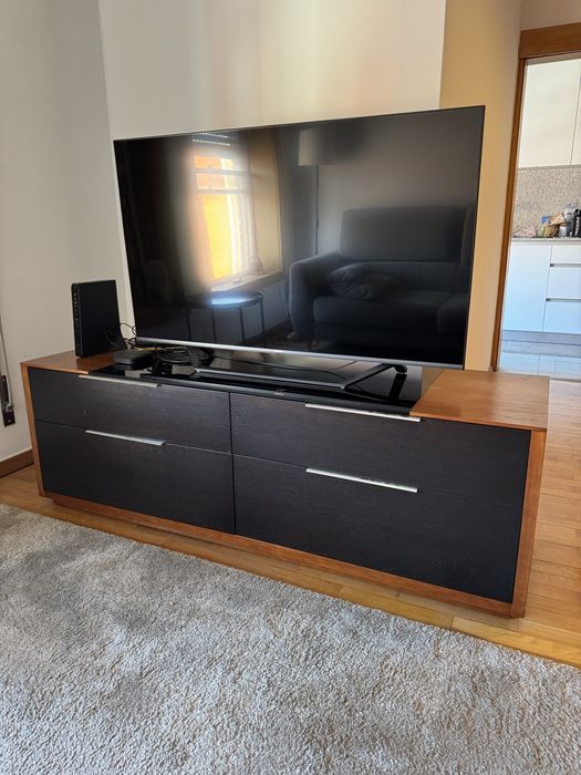 Conjunto Mobiliario - Mesa Jantar + 6 Cadeiras + Movel Sala TV + 2 Mesas de cabeceira