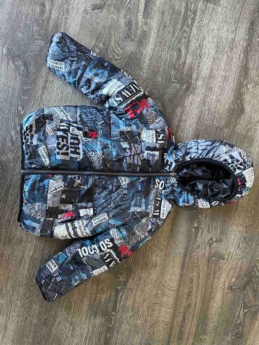 Куртка демісезонна на хлопчика Chicco 104/4р двостороння дуже ОК!