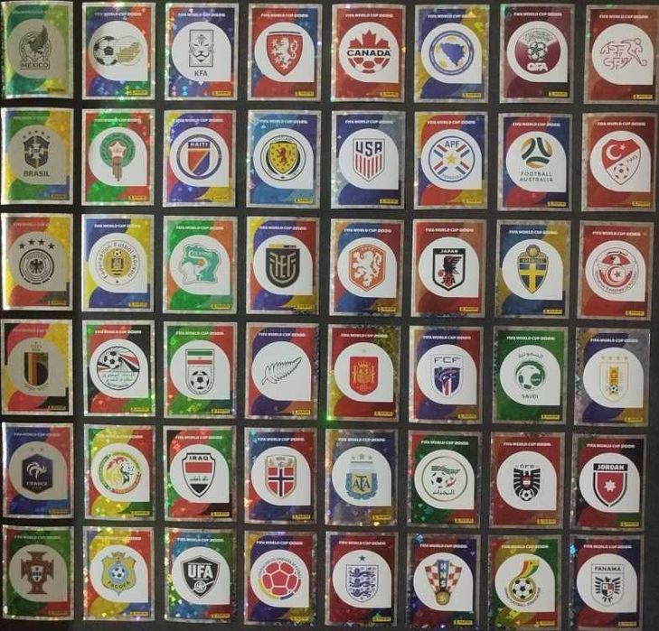 Cromos Mundial Fifa 2026 - Só Brilhantes e Equipas ( Diversos )