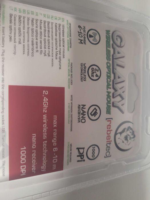 Rebeltec Mysz bezprzewodowa Galaxy myszka - Skup Wrocław