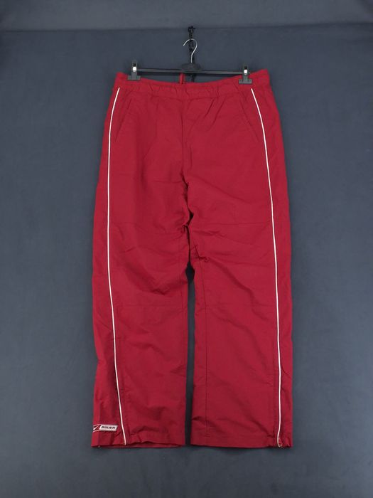 Vintage Nike Bauer baggy szerokie spodnie ortalionowe trackpants M/L