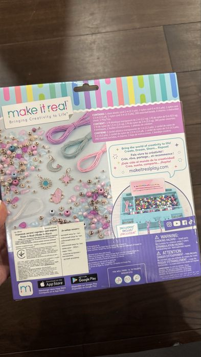Новий Набір для створення шарм-браслетів Make it Real Небесні каменці